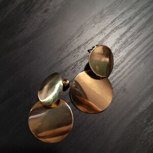 Gold Statement earrings